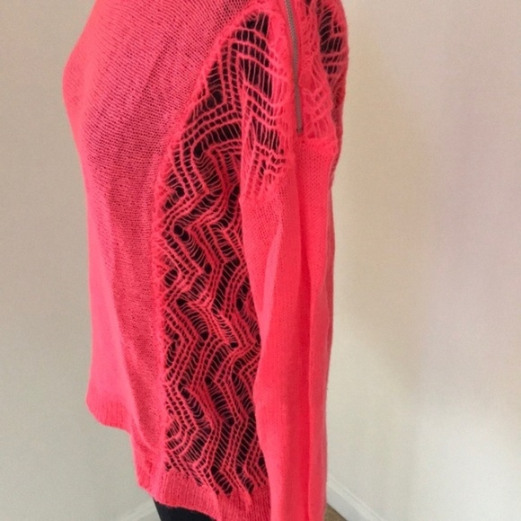 KENDALL & KYLIE crimson size XS high low Sweater - Picture 2 of 7